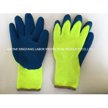 Acrylic Napping Lining Latex Coated Safety Glove